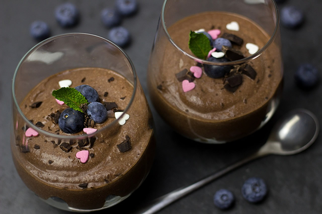 Mousse de chocolate y tofu