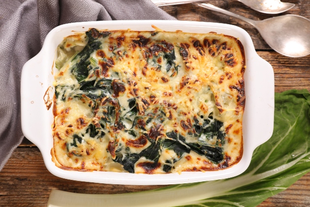 acelgas bechamel