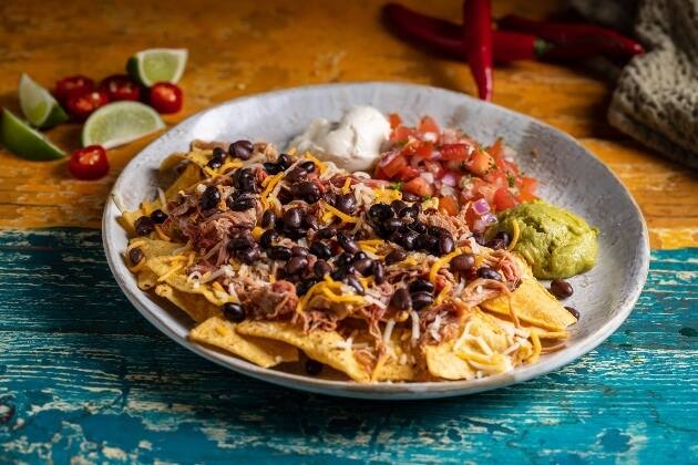 nachos-frijoles