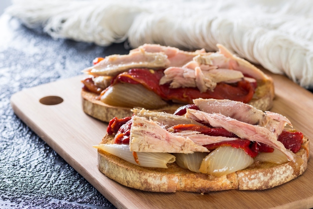 tostadas de ventresca