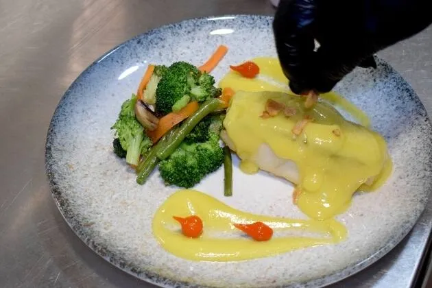Bacallà al pil pil de Charolais