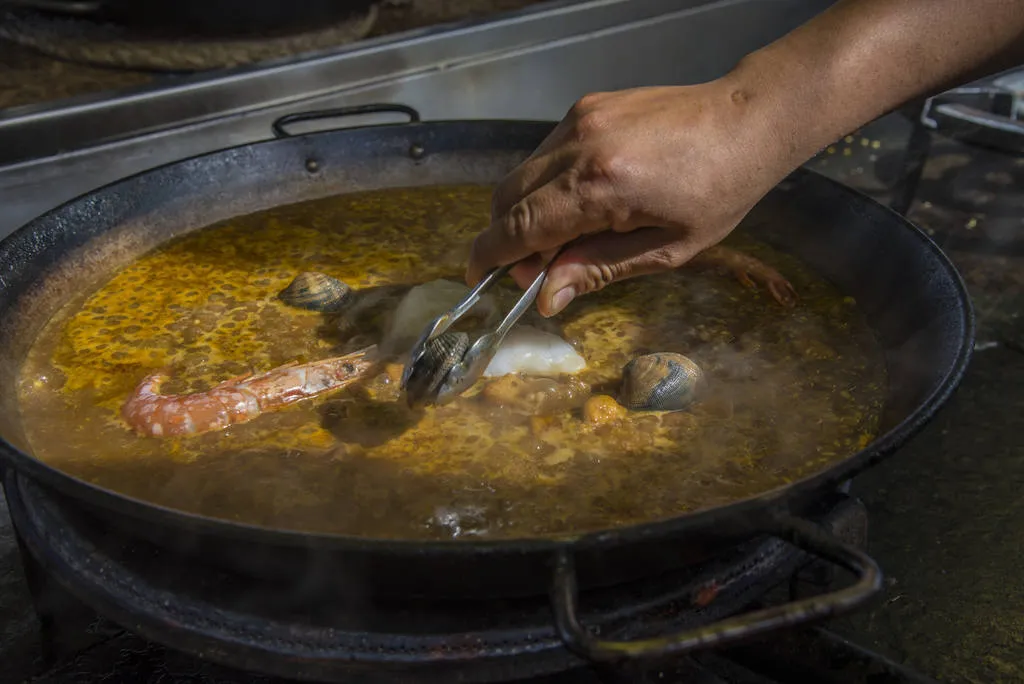 Xiringuito Escribà, arroz, paella, Barcelona, receta, restaurantes Barcelona
