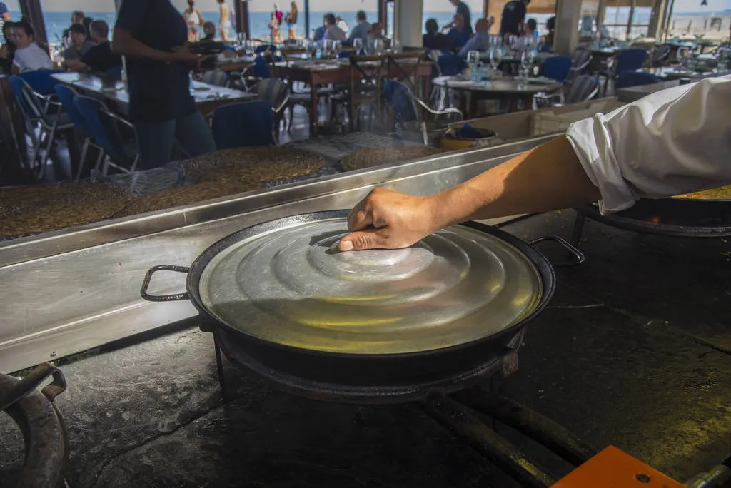 Xiringuito Escribà, arroz, paella, Barcelona, receta, restaurantes Barcelona