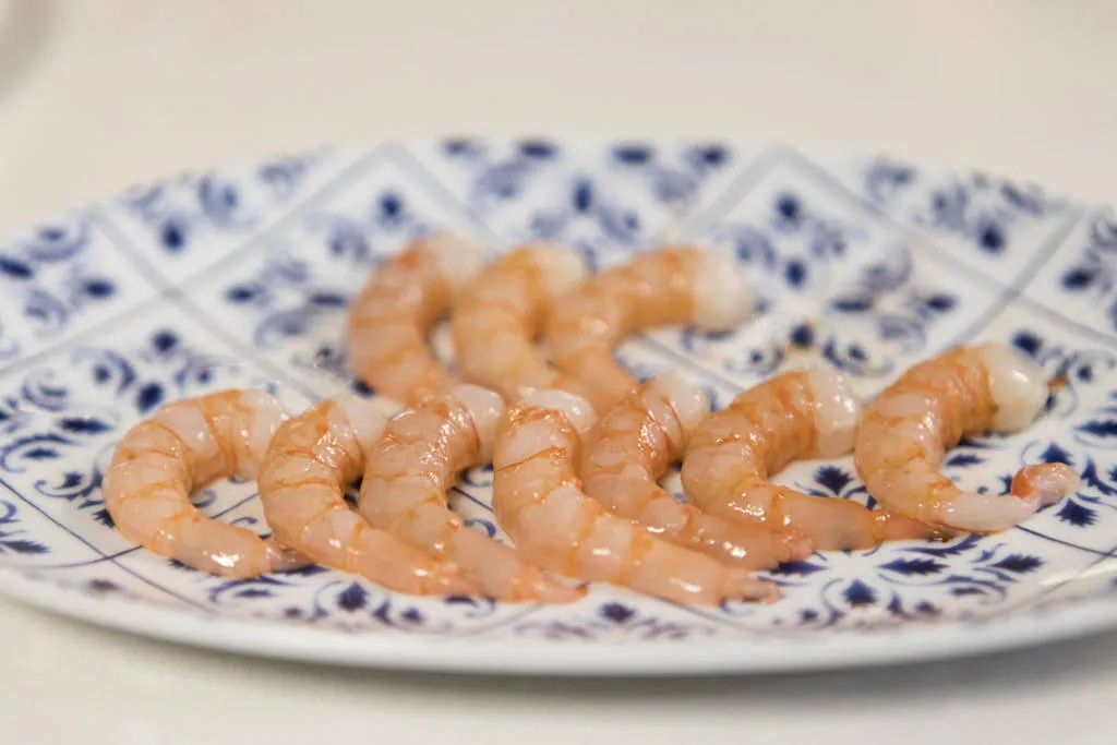 Carpaccio de gambas 