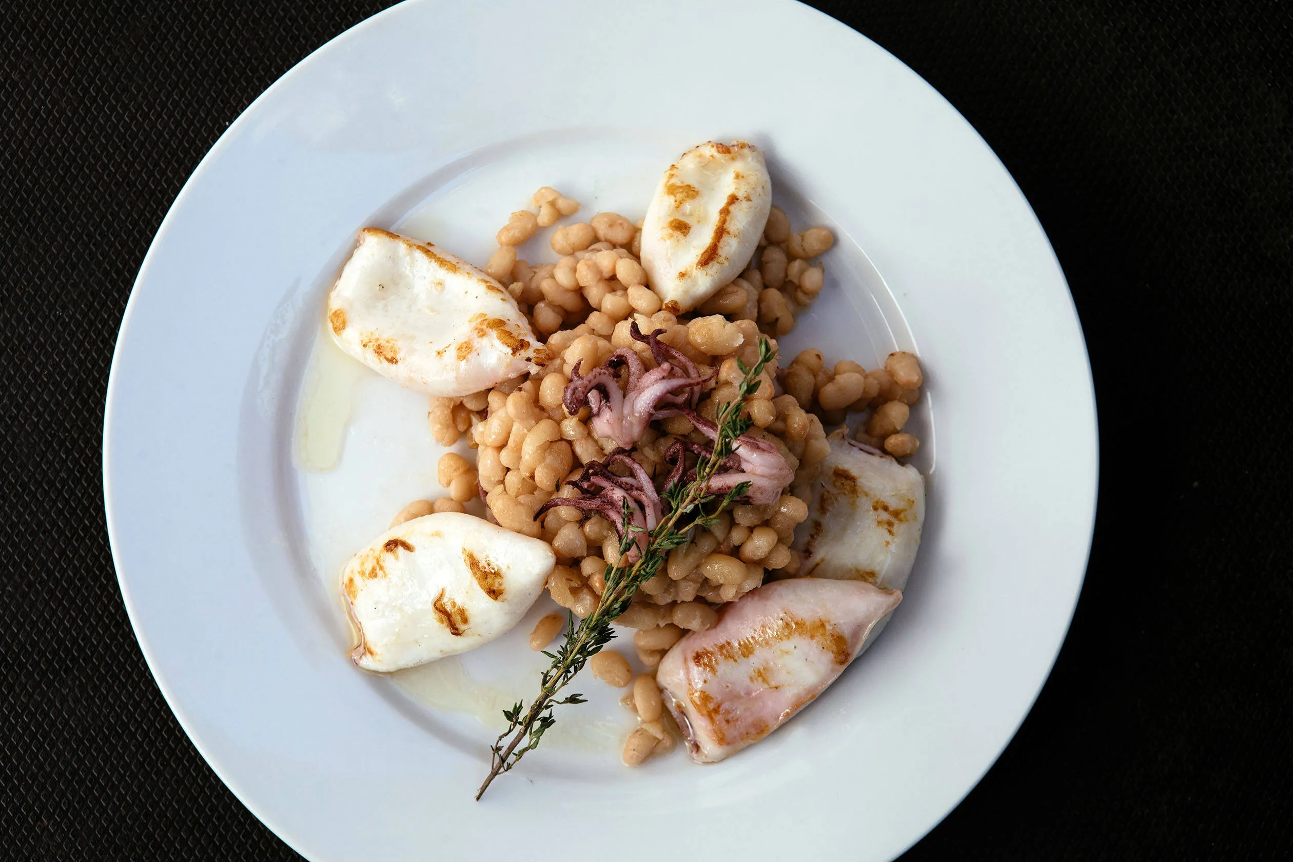 Mongetes amb calamarcets