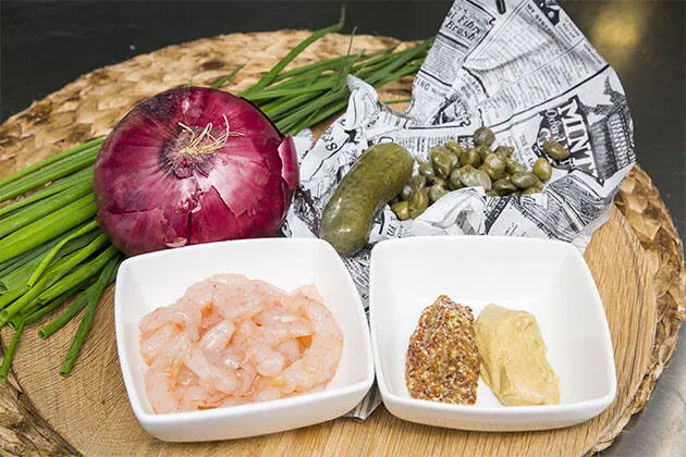 Tartar de gamba blanca de Vilanova