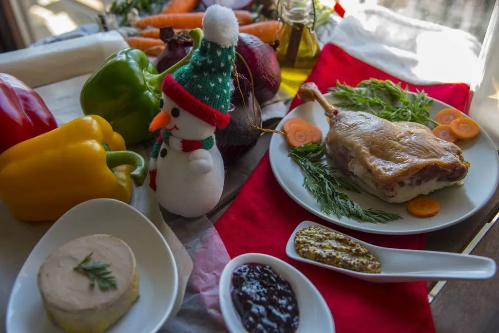 Receta de Navidad. Canelones de pato y foie. Ingredientes