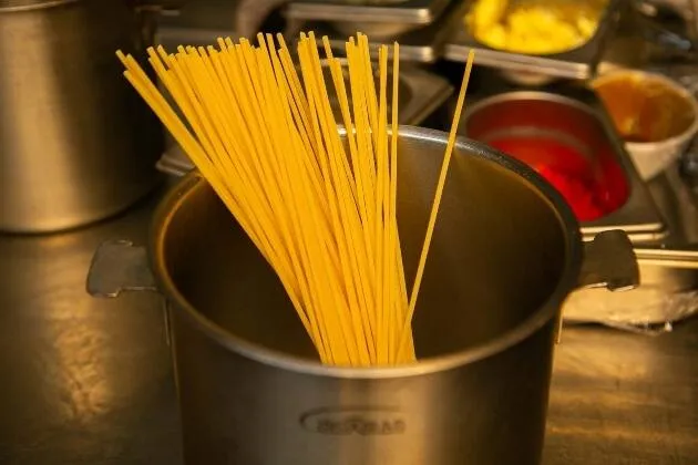 Espaguetis con bogavante de Algrano