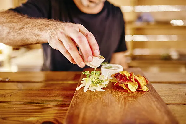 Hamburguesa de salmó