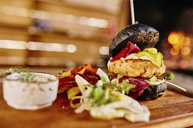Hamburguesa de salmó