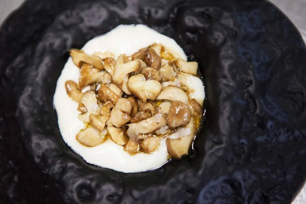 Restaurante Ikea, Vitoria-Gasteiz, Álava, cocina vanguardista, gastronomía, receta de setas