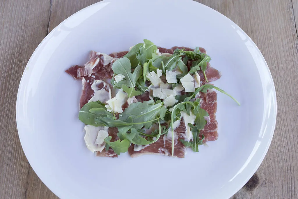 receta, Restaurante Sabors, carpaccio