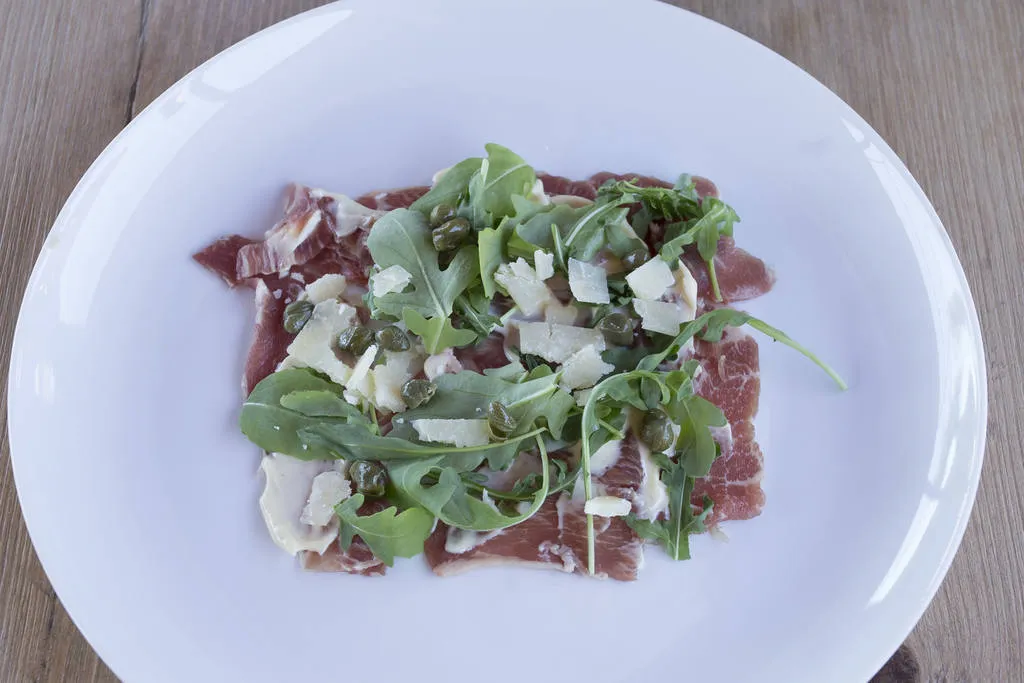 receta, Restaurante Sabors, carpaccio