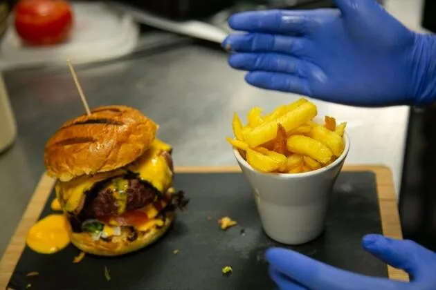 Big Burger 'Double Cheddar' de Grill Corner