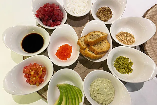 Tartar de atún rojo de almadraba