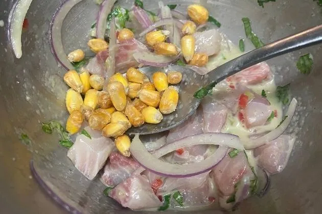 Ceviche al estilo Guatapé
