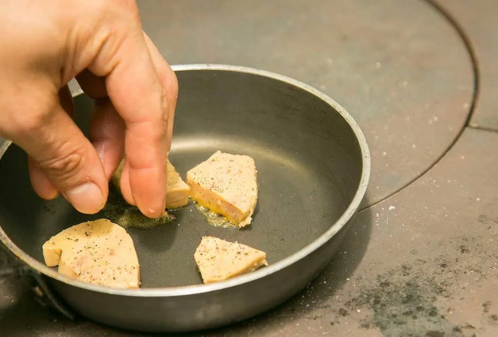Pasamos por la paella el foie