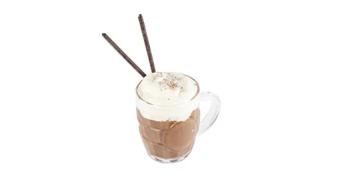 Reina de xocolata banyada amb cervesa