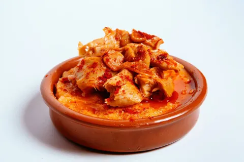 Lacón vegano a la gallega