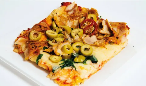Pizza de pollo