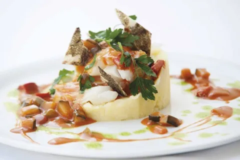 Menú gastronòmic de bacallà + Cervesa Inedit 33cl