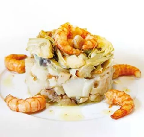 Menú + botella de Inedit