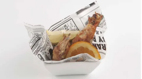 Alitas con aromas del Mediterráneo