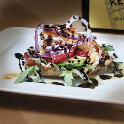 Taco de camarón