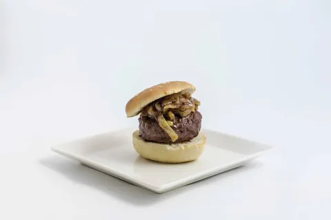 Mini hamburguesa de vaca