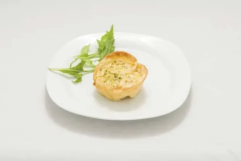 Miniquiche de salmón