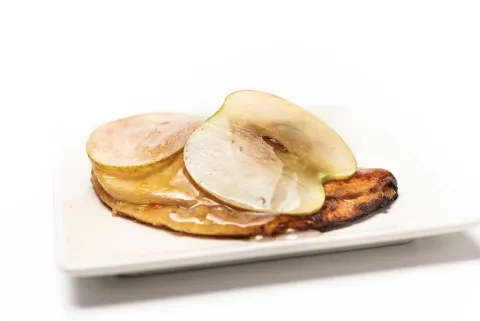 Panadó de porc, poma i pera amb gingebre