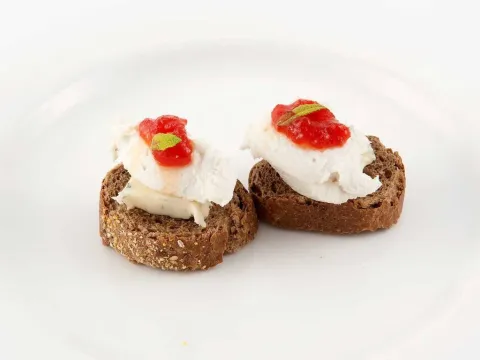 Brandada de bacalao con gorgonzola