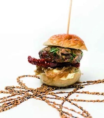Minihamburguesa de tonyina