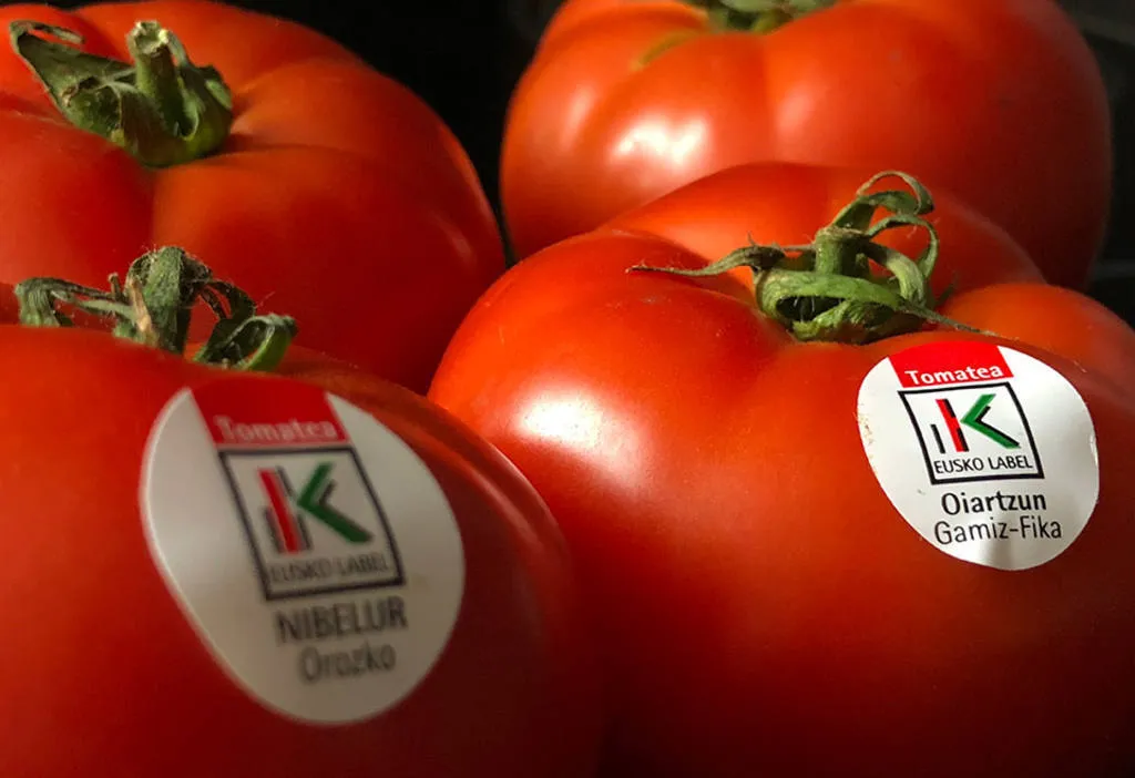 'Euskal Tomatea': aroma, color i sabor del tomàquet basc amb label