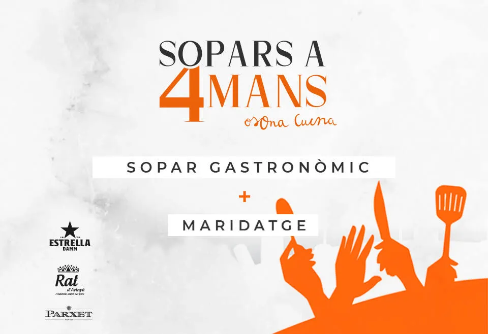 Nova edició dels “Sopars a 4 mans” d'Osona Cuina