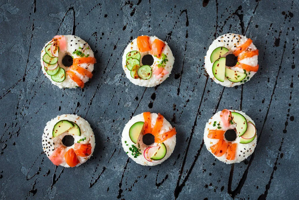 Els dònuts de sushi, la nova moda entre els amants de la cuina nipona