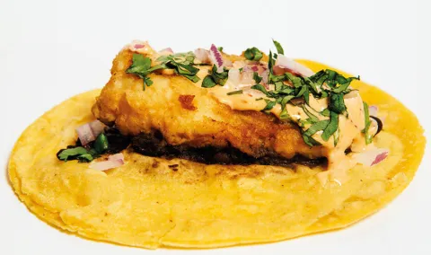 Taco de merluza