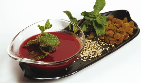 Gazpacho de flor de Jamaica
