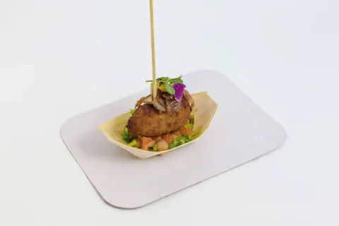 Barquita de croqueta Casa Matías 