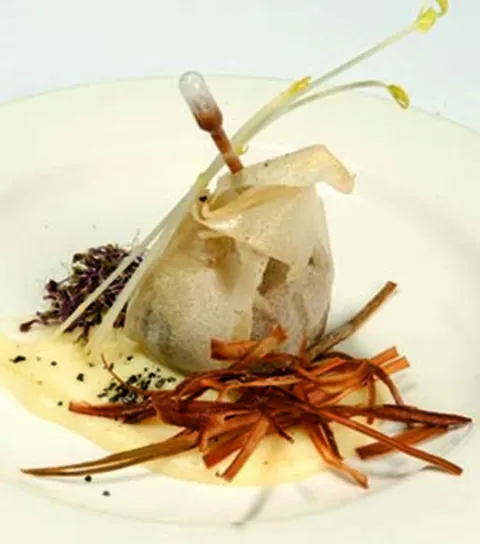 Farcellet de xai & parmentier trufat