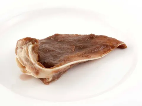 Orella amb salsa de vi negre i mel