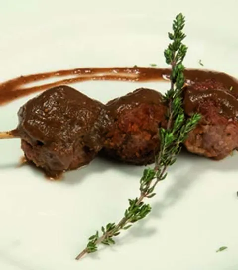La sorpresa de la broqueta