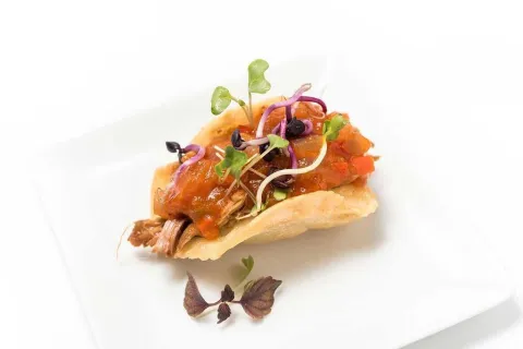 Taco de carn endimoniat