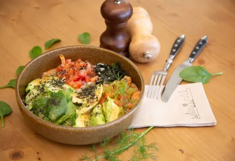 Budha bowl de salmó