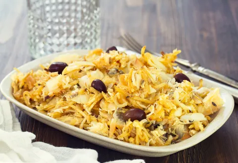 Com preparar de manera senzilla bacalhau à Brás o bacallà daurat