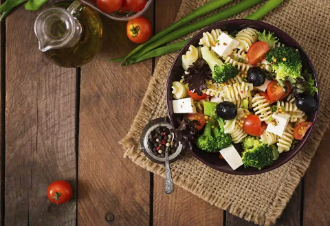 Pasta freda, energia lleugera i fresca