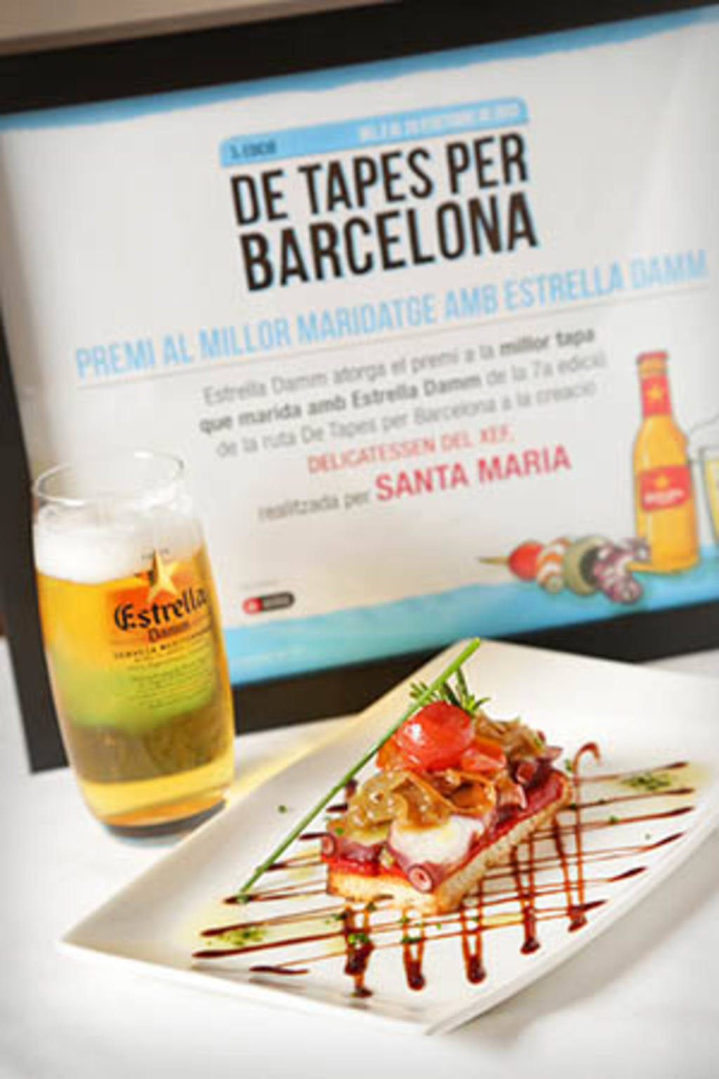 Santa Maria, premio a la Tapa Estrella Damm de la ruta De tapes per Barcelona