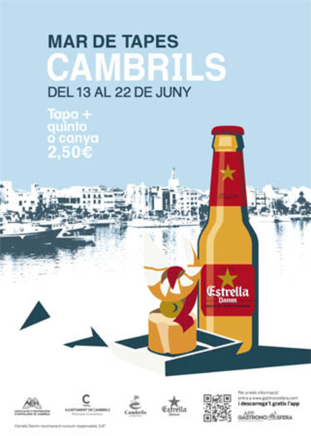 Cartell Mar de tapes cambrils